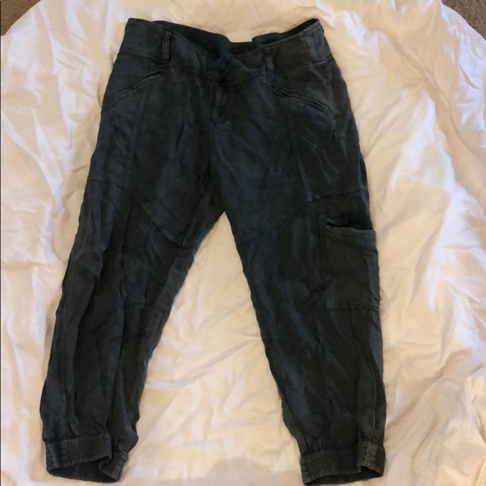 Free People cropped linen pants